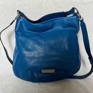 Marc Jacobs Blue Leather Shoulder Bag
